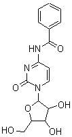 苯甲酰胞苷结构式_13089-48-0结构式