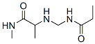 N-甲基-2-[[[(1-氧代丙基)氨基]甲基]氨基]-丙酰胺结构式_131213-41-7结构式