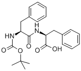 Boc-L-苯丙氨酰-苯丙氨酸结构式_13122-90-2结构式