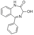3-羟基-5-苯基-1,3-二氢-苯并[e][1,4]二氮杂革-2-酮结构式_13127-21-4结构式