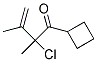 (9ci)-2-氯-1-环丁基-2,3-二甲基-3-丁烯-1-酮结构式_131353-07-6结构式
