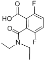 N,N-二乙基-3,6-二氟邻氨甲酰苯甲酸结构式_131401-56-4结构式