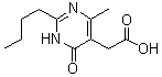 2-丁基-1,6-二氢-4-甲基-6-氧代-5-嘧啶乙酸结构式_1315478-16-0结构式
