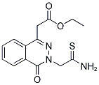 2-[3-(2-氨基-2-硫氧代乙基)-4-氧代-3,4-二氢二氮杂萘-1-基]乙酸乙酯结构式_131666-72-3结构式