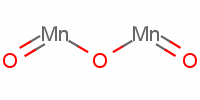 三氧化二锰结构式_1317-34-6结构式