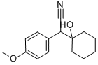 1-羟基环己基-4-甲氧基苯乙腈结构式_131801-69-9结构式