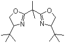 (S,s)-(-)-2,2-异亚丙基双(4-叔丁基-2-噁唑啉)结构式_131833-93-7结构式