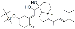 (3S,5Z,8Xi,14Xi,22E)-3-{[二甲基(2-甲基-2-丙基)硅烷基]氧基}-9,10-开环麦角甾-5,10,22-三烯-7,8-二醇结构式_131852-63-6结构式