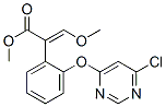 (E)-2-[2-(6-氯嘧啶-4-基氧)苯基]-3-甲氧基丙烯酸甲酯结构式_131860-97-4结构式