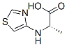 3-(4-噻唑)-D-丙氨酸结构式_131896-42-9结构式