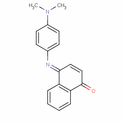 靛酚兰结构式_132-31-0结构式