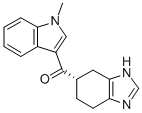 5-[(1-甲基吲哚-3-基)羰基]-4,5,6,7-四氢-1H-苯并咪唑结构式_132036-39-6结构式