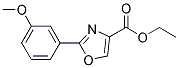 2-(3-Methoxy-phenyl)-oxazole-4-carboxylic acid ethyl ester Structure,132089-44-2Structure