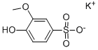 愈创木酚磺酸钾结构式_1321-14-8结构式