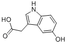 (5-羟基-1H-吲哚-3-基)乙酸结构式_1321-73-9结构式
