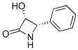(3R,4S)-3-羟基-4-苯基-2-氮杂环丁酮结构式_132127-34-5结构式
