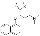 S-(+)-N,N-二甲基-3-(1-萘氧基)-3-(2-噻吩)-丙胺结构式_132335-46-7结构式