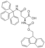 Fmoc-N-三苯甲基-L-天冬酰胺结构式_132388-59-1结构式