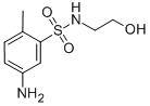 5-氨基-2-甲基-n-(2-羟基乙基)苯磺酰胺结构式_13248-55-0结构式