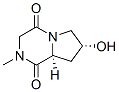 (7R-顺式)-(9CI)-六氢-7-羟基-2-甲基吡咯并[1,2-a]吡嗪-1,4-二酮结构式_132714-93-3结构式