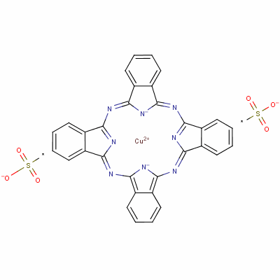 溶液蓝38结构式_1328-51-4结构式
