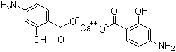 对氨基水杨酸钙结构式_133-15-3结构式