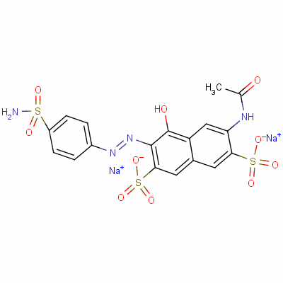 偶氮磺胺结构式_133-60-8结构式