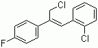 Z-1-氯-3-(2-氯苯基)-2-(4-氟苯基)-2-丙烯结构式_133001-05-5结构式