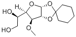 1,2-O-亚环己基-3-O-甲基-α-D-呋喃葡萄糖结构式_13322-87-7结构式