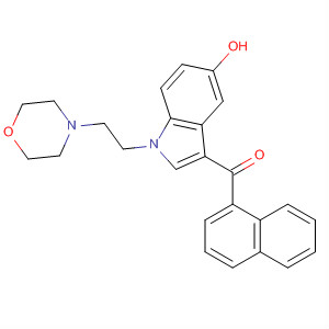 JWH 200 5-羟基吲哚代谢物结构式_133438-72-9结构式