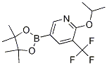 2-异丙氧基-5-(4,4,5,5-四甲基-1,3,2-二噁硼烷-2-基)-3-(三氟甲基)吡啶结构式_1334607-81-6结构式