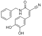 酪氨酸磷酸化抑制剂AG 490结构式_133550-30-8结构式