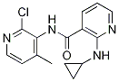 N-(2-氯-4-甲基-3-吡啶)-2-环丙基氨基-3-吡啶羧酰胺结构式_133627-47-1结构式