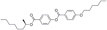 4-(4-己氧基苯甲酰氧基)苯甲酸-R-(+)-2-辛酯 (R811)结构式_133676-09-2结构式