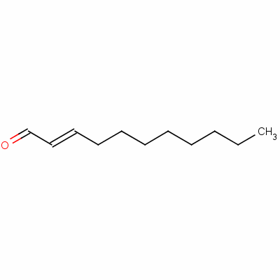 十一碳-2-烯醛结构式_1337-83-3结构式