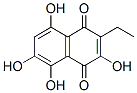 2-乙基-3,5,6,8-四羟基-[1,4]萘醌结构式_13378-91-1结构式