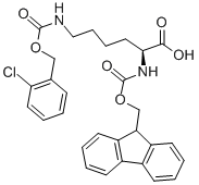 Fmoc-(2-氯苄氧基羰基)赖氨酸结构式_133970-31-7结构式