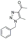 1-(1-苄基-5-甲基-1H-1,2,3-噻唑-4-基)-1-乙酮结构式_133992-60-6结构式