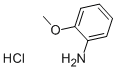 2-甲氧基苯胺盐酸盐结构式_134-29-2结构式