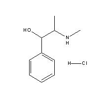 DL-盐酸麻黄碱结构式_134-71-4结构式