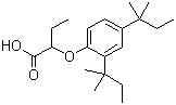 2-(2,4-二特戊基苯氧基)丁酸结构式_13403-01-5结构式