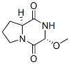 (3R-顺式)-(9CI)-六氢-3-甲氧基吡咯并[1,2-a]吡嗪-1,4-二酮结构式_134053-86-4结构式