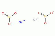 硅酸铝钠结构式_1344-00-9结构式