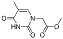 2-(5-甲基-2,4-二氧代-1,2,3,4-四氢嘧啶-1-基)乙酸甲酯结构式_134456-94-3结构式