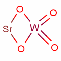 钨酸锶结构式_13451-05-3结构式
