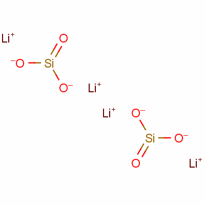 原硅酸锂结构式_13453-84-4结构式