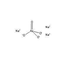砷酸钠结构式_13464-38-5结构式