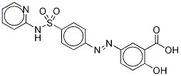柳氮磺吡啶-d4结构式_1346606-50-5结构式