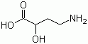 2-羟基-4-氨基丁酸结构式_13477-53-7结构式