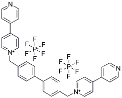 1,1-[联苯双亚甲基]二(4,4-双吡啶)二(六氟磷酸盐)结构式_134815-78-4结构式